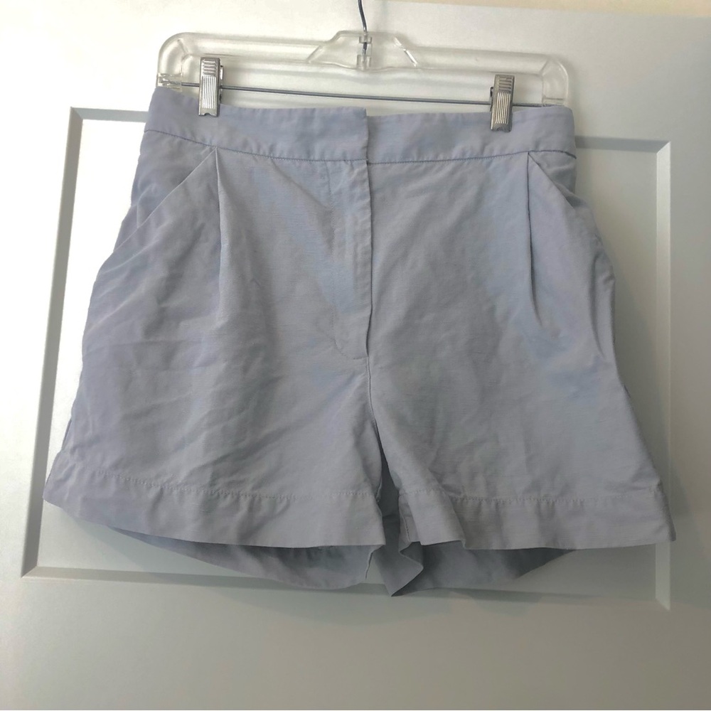 Aritzia Wilfred Fable Linen Short - Pearl Grey